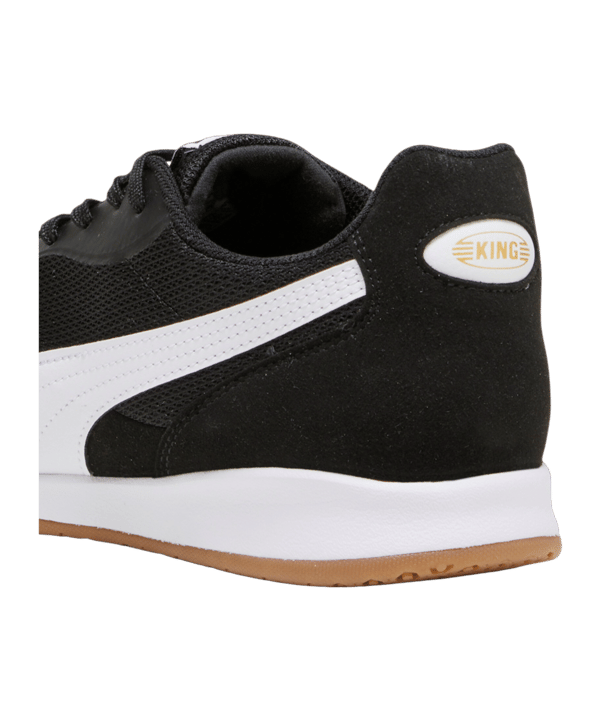 PUMA KING Top IT Halle Schwarz Weiss Gold F01 - schwarz