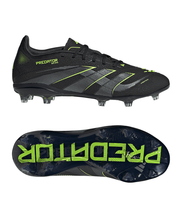 adidas Predator Elite FG Electric Stealth Kids Schwarz - schwarz