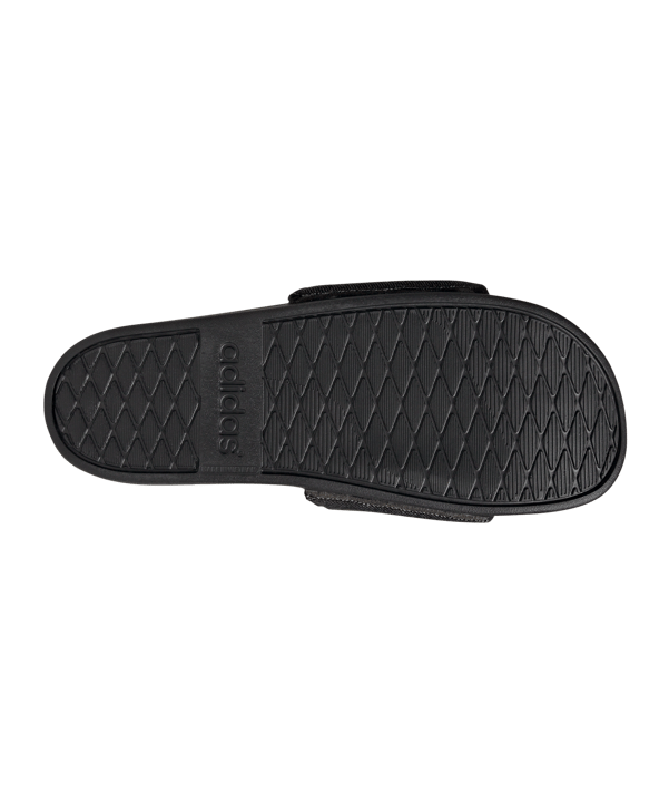 adidas Adilette Comfort Badelatsche Schwarz - schwarz