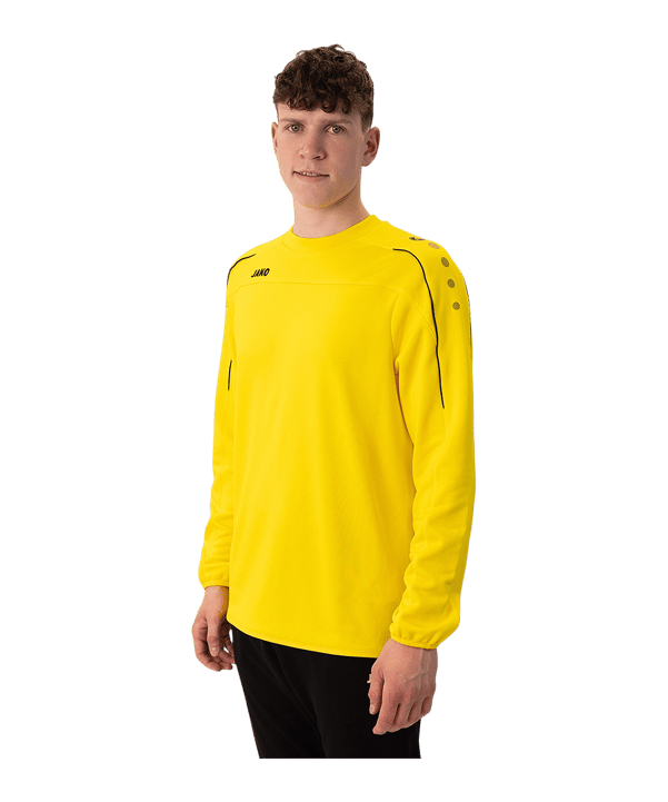 JAKO Classico Sweatshirt Kids Gelb Schwarz F03 - gelb