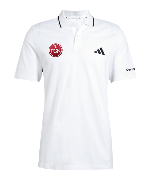 adidas 1. FC Nürnberg Polo Weiß - weiss