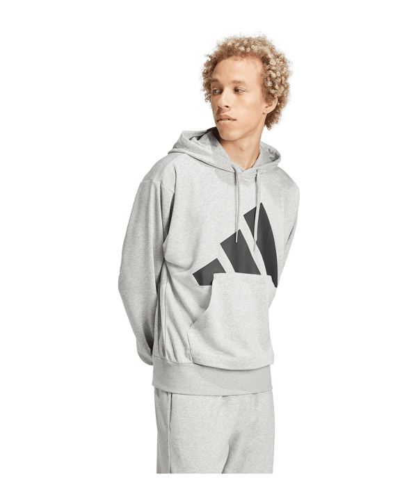 adidas Essentials French Terry Hoody Grigio - grigio