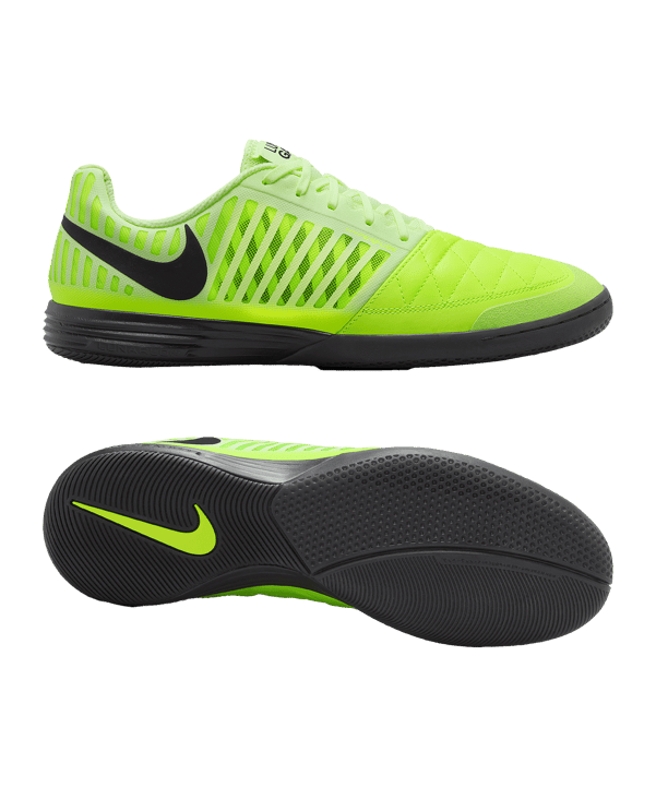 Nike Lunar Gato II IN Schwarz F012 - schwarz