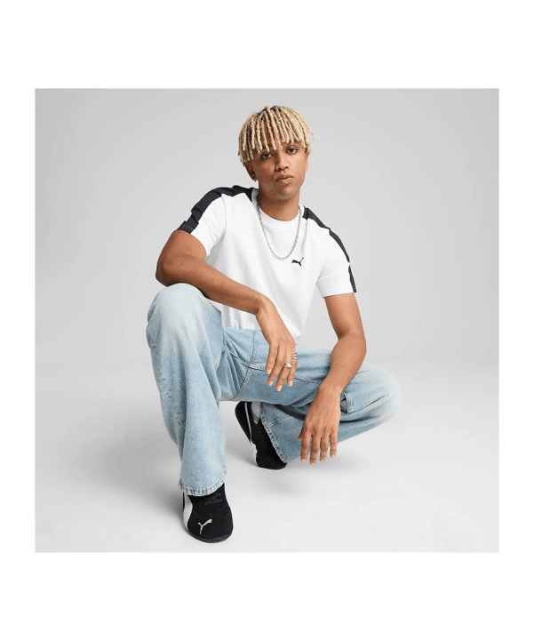 PUMA T7 T-Shirt Weiß F02 - weiss