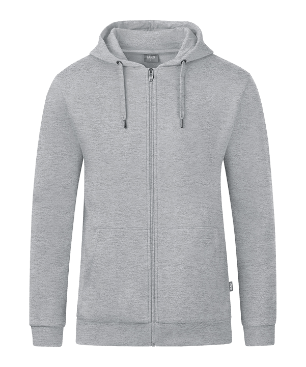JAKO Organic Kapuzenjacke Grau F520