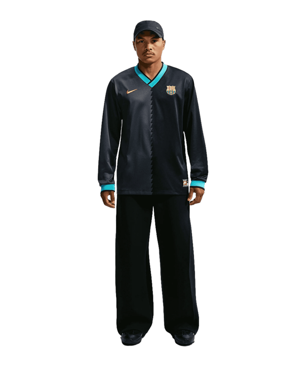 Nike FC Barcelona Trikot Langarm 3rd 2026/2027 Schwarz F010