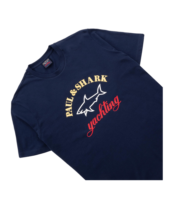 Paul & Shark Knitted T-Shirt Blau - blau