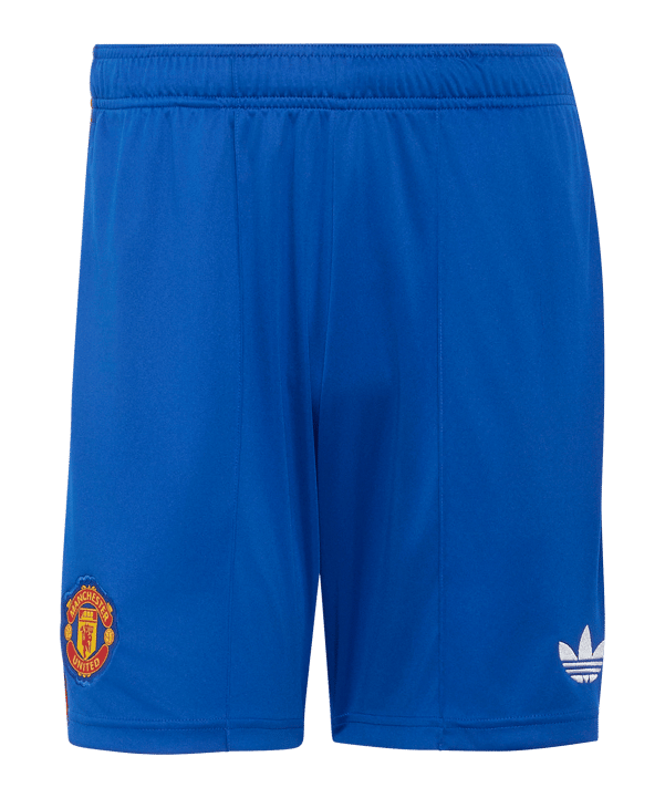 adidas Manchester United Short Away 2026/2027 Blau
