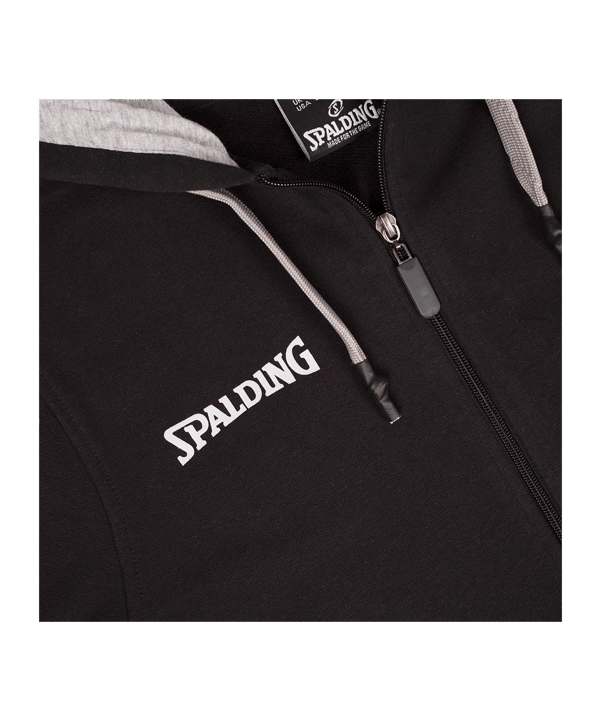 Spalding Kapuzenjacke Damen Schwarz - schwarz