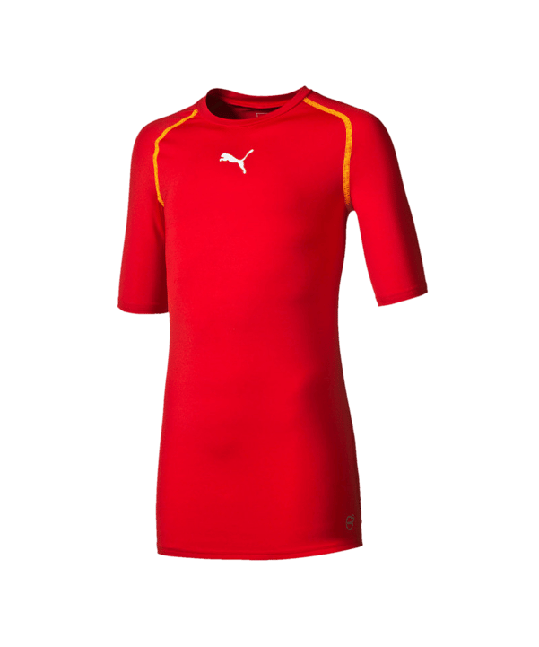 PUMA TB Shortsleeve Shirt Kids Rot F01 - rot