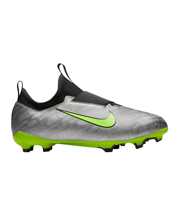 Nike Jr Air Zoom Mercurial Vapor XV Academy FG/MG FG/MG Kids Silber Gelb F060 - silber