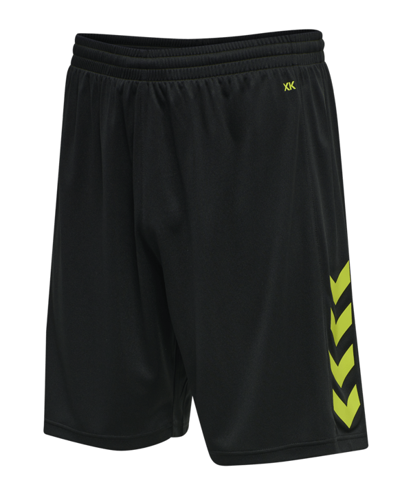 Hummel hmlCORE XK Poly Short Schwarz Grün F2096 - schwarz