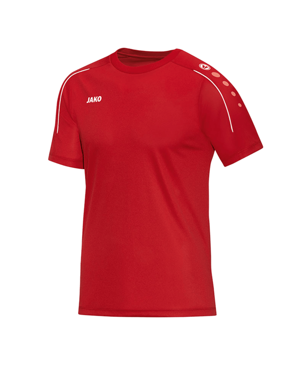 JAKO Classico T-Shirt Rot Weiss F01 - rot