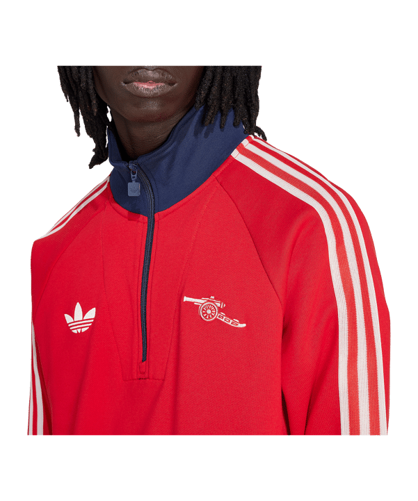 adidas FC Arsenal London Originals Zip Top Rot - rot