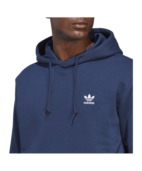 adidas Originals Trefoil Essentials Hoodie Blue - blau
