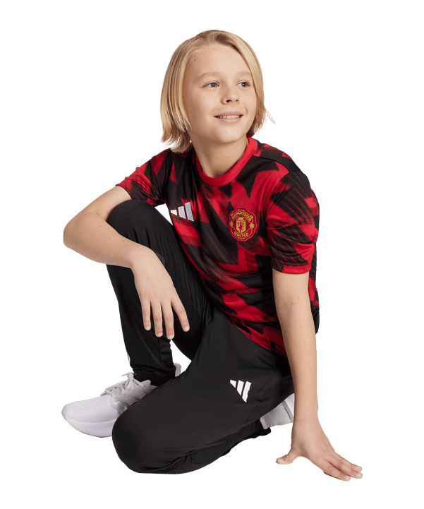 adidas Manchester United Fan Trikot Kids Rot - rot