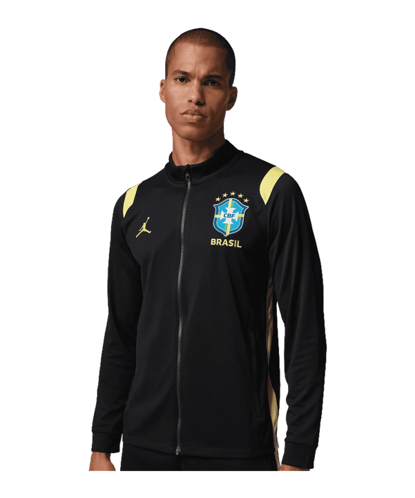 Nike CBF Brasilien Academy Pro Trainingsjacke Schwarz F010 - schwarz