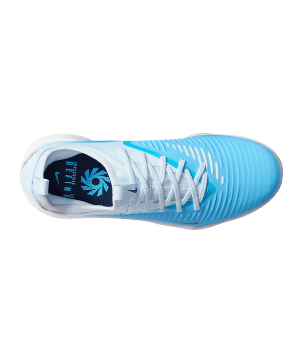 Nike Phantom 6 Low Academy TF Haaland Bambini Blu C401 - blu