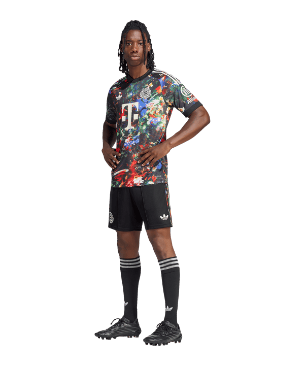 adidas FC Bayern München Wiesn Pantaloncini Nero - nero