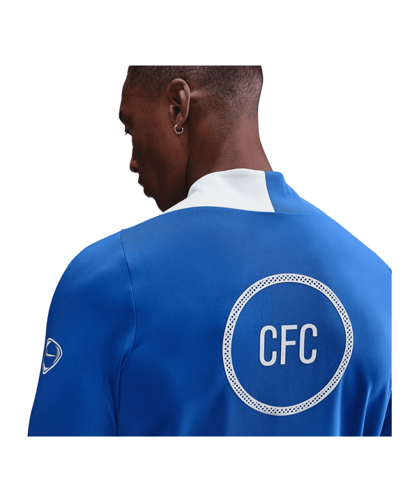 Nike FC Chelsea London Drill Top Sweatshirt Blau F481 - blau
