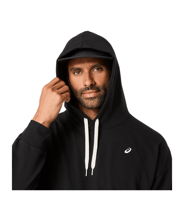 ASICS French Terry Relaxed Hoody Schwarz