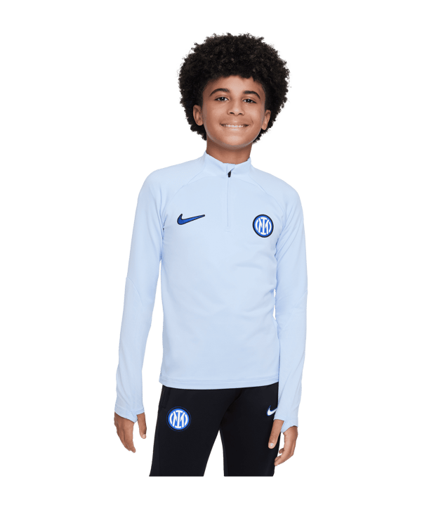 Nike Inter Mailand Drill Top Kids Hellblau F548 - blau