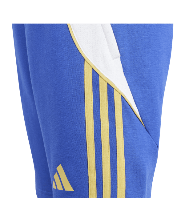 adidas Messi Short Kids Blau Weiss - blau