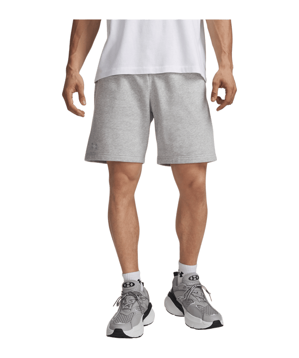 Under Armour Rival Fleece Short Grau F011 - grau