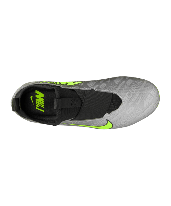 Nike Jr Air Zoom Mercurial Vapor XV Academy FG/MG FG/MG Kids Silber Gelb F060 - silber