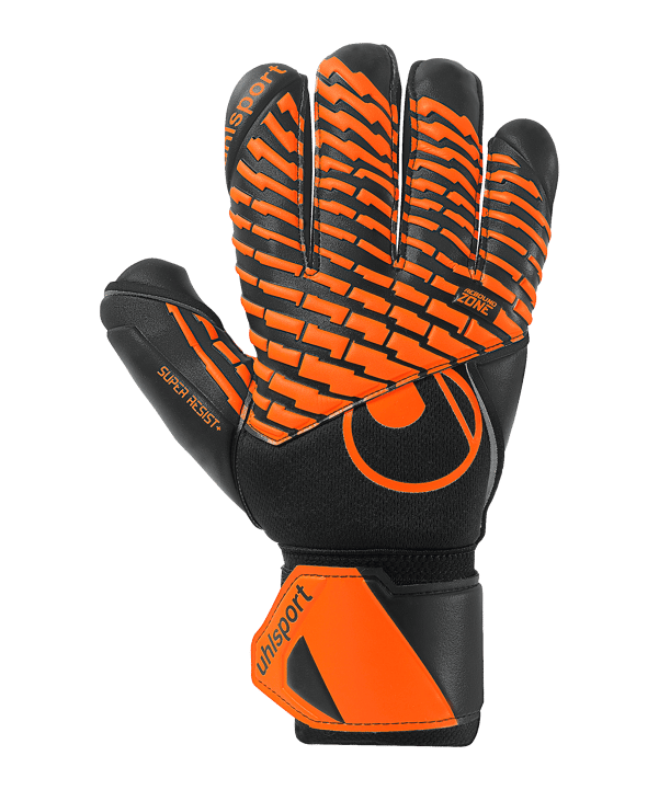 uhlsport FM Super Resist+ HN Torwarthandschuhe Schwarz F01 - schwarz