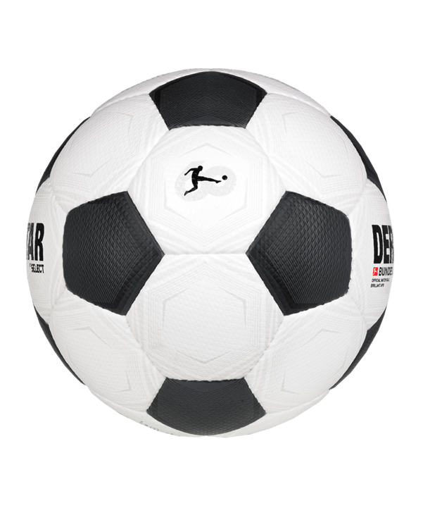 Derbystar Bundesliga Brillant APS Classic v23 Spielball 2023/2024 Weiss Schwarz F023 - weiss