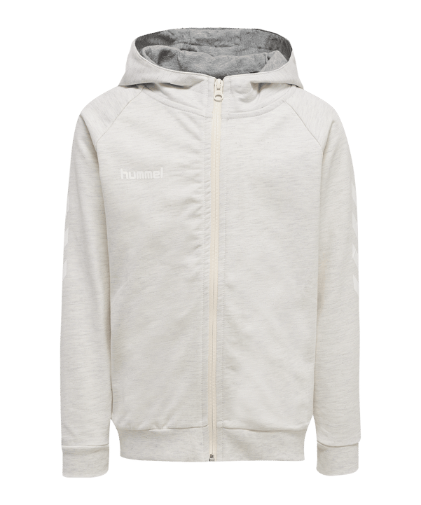 Hummel Cotton Kapuzenjacke Damen Weiss F9158 - weiss