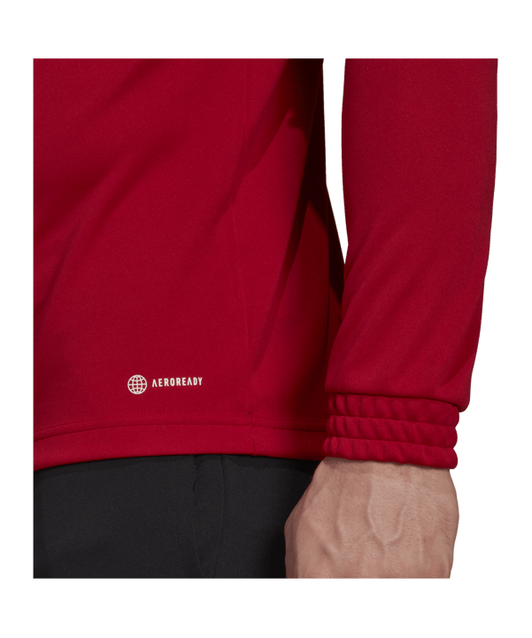 adidas Entrada 22 HalfZip Sweatshirt Rot - rot
