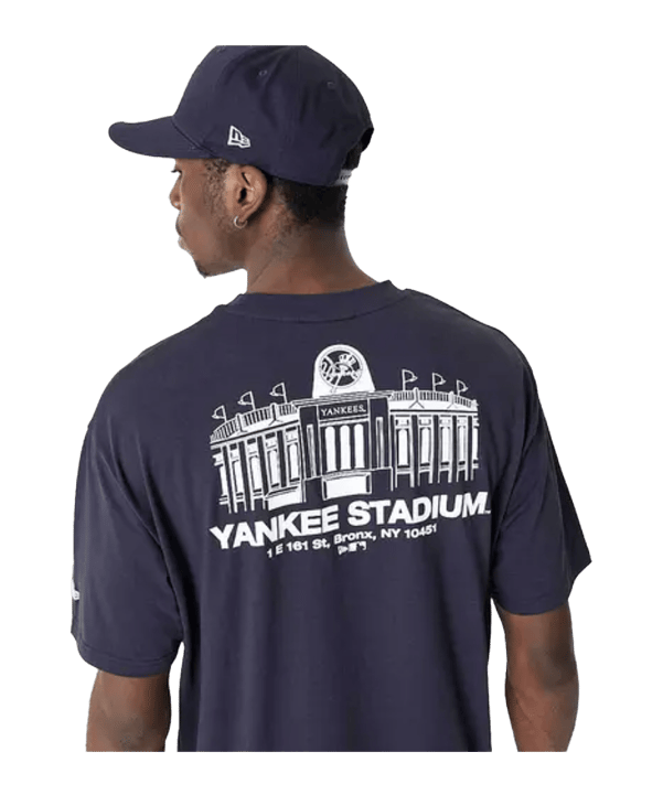 New Era New York Yankees Stadium OS T-Shirt Blau - blau