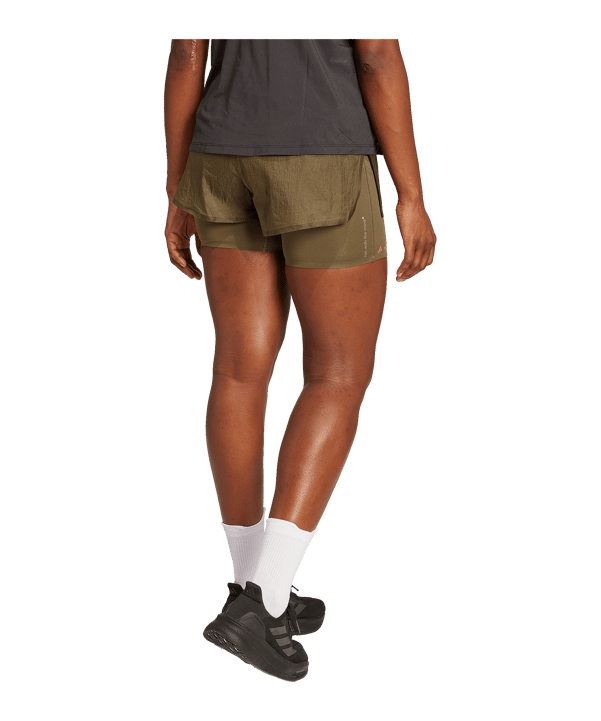 adidas adi365 2in1 Hardloopshorts Dames Groen - groen