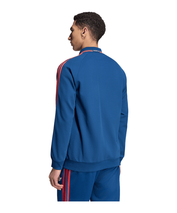 adidas Croazia Anthem Giacca Blu - blu