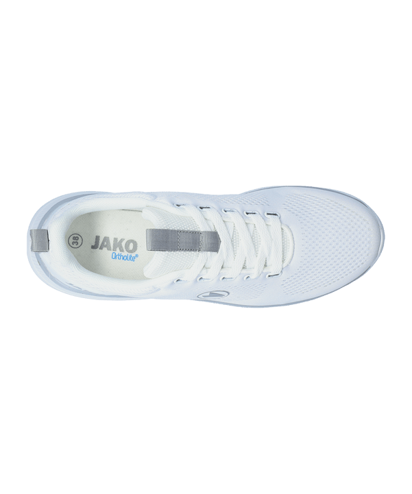 JAKO Team Mesh Sneaker Weiss Grau F728 - weiss
