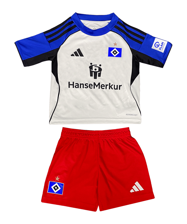 adidas Hamburger SV Minikit Trikot Set Heim 2025/2026 Kids Weiß - weiss