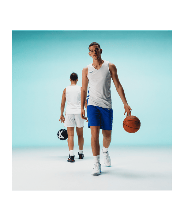 Nike Team Basketball Stock Shirt Wit K102 - wit