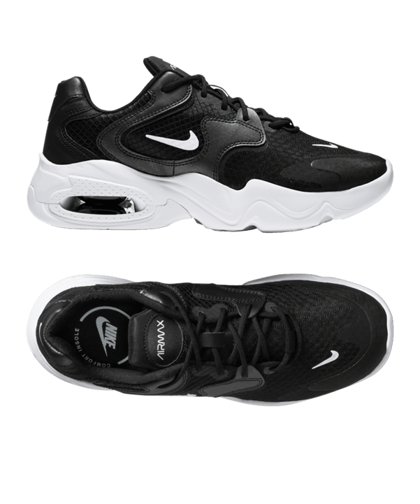Nike Air Max 2X Damen Schwarz Weiss F001 - schwarz