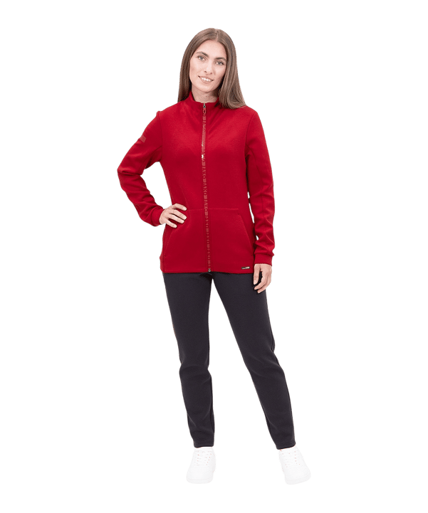 JAKO Pro Casual Jacke Damen Rot F141 - rot