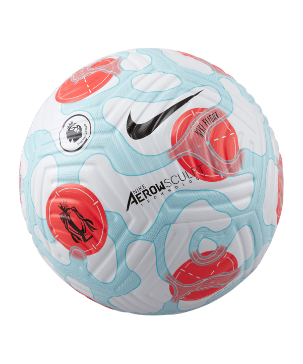 Nike Premier League Flight 3rd Spielball Weiss Blau Rot F100 - weiss