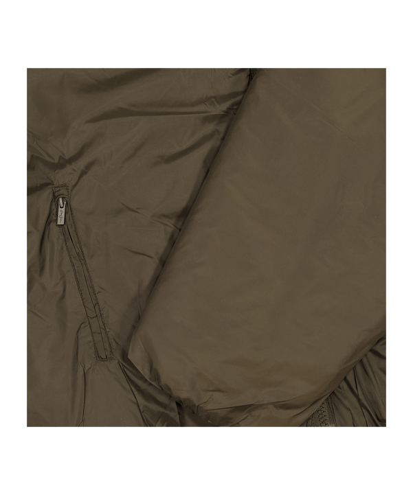 Sean John Logo Round Padded Jacke Braun - braun