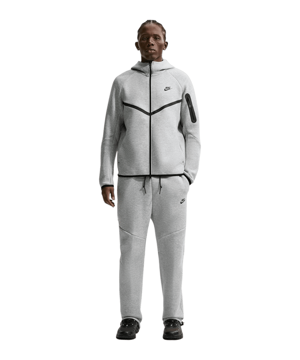 Nike Tech Open Hem Jogginghose Grau