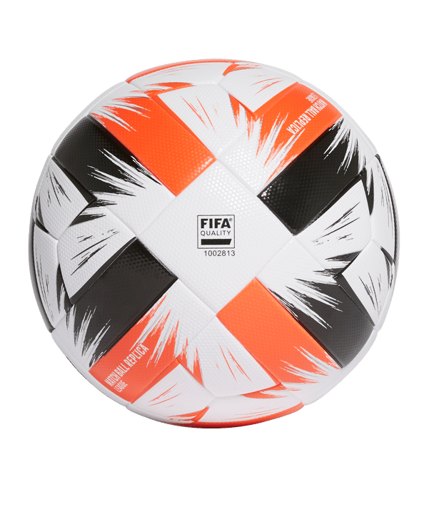 adidas Tsubasa LGE Trainingsball Weiss Rot Blau - rot