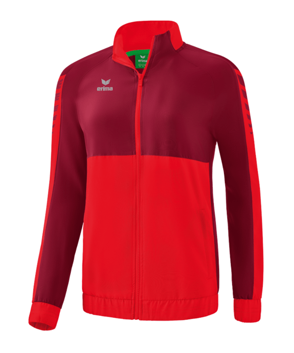 Erima Six Wings Präsentationsjacke Damen Rot - rot