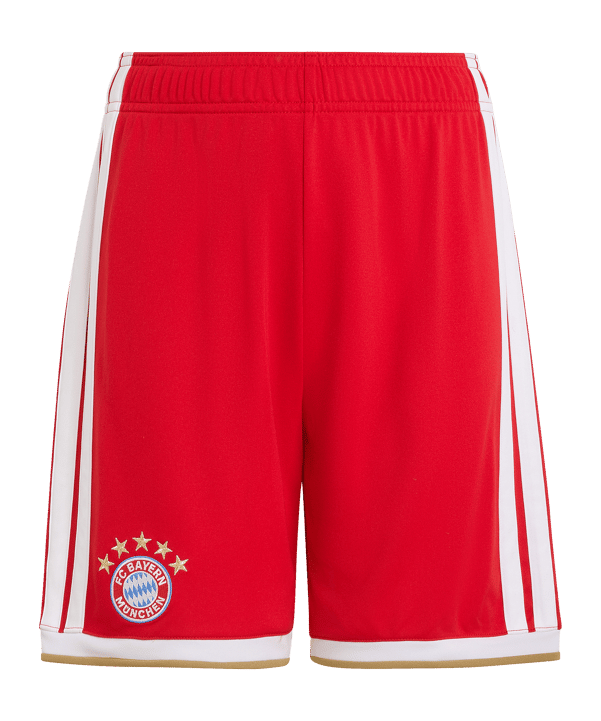 adidas FC Bayern München Short Home 2026/2027 Kids Rot - rot