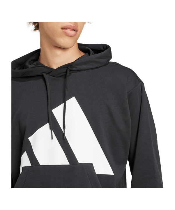 adidas Essentials French Terry Hoody Schwarz - schwarz