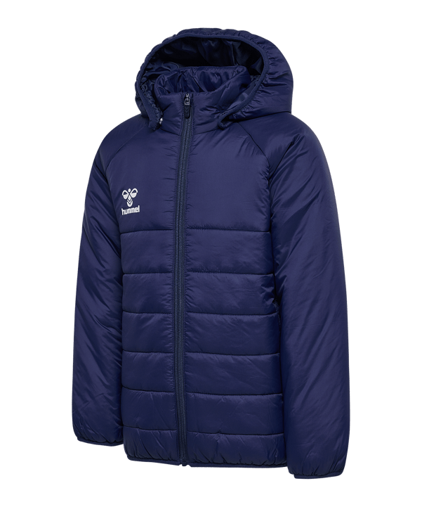 Hummel Go Quilted Kapuzenjacke Kids Blau F7026 - blau