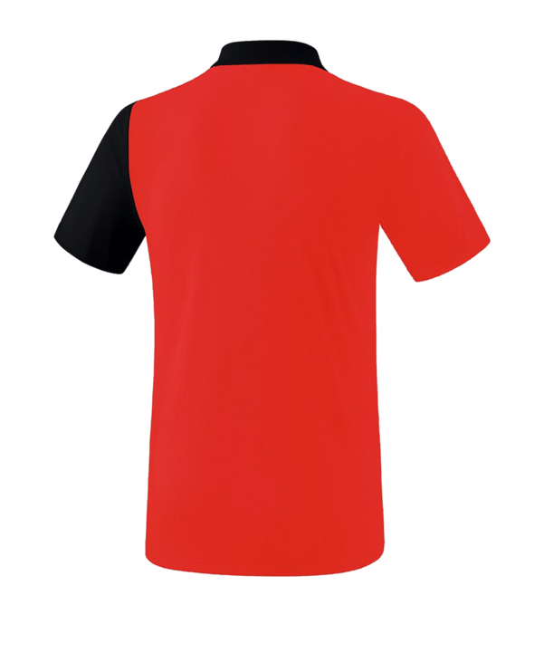 Erima 5-C Poloshirt Rot Schwarz - rot